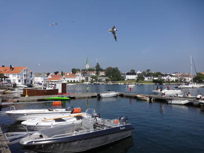 Lillesand Hafen